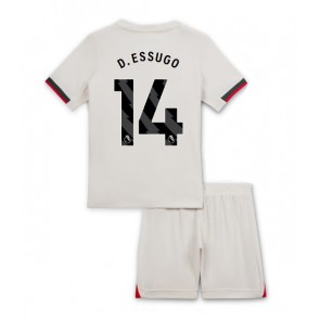 Chelsea Dario Essugo #14 Udebanetrøje Børn 2025-26 Kortærmet (+ Korte bukser)